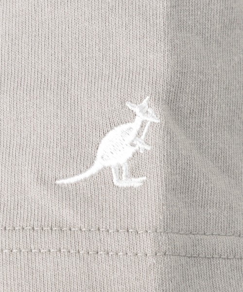KANGOL(カンゴール)の「KANGOL カンゴール ポケット付き コクーンシルエットチュニック(Tシャツ/カットソー・レディース・ライトグレー/チャコール/ホワイト・フリー)」の9枚目の写真