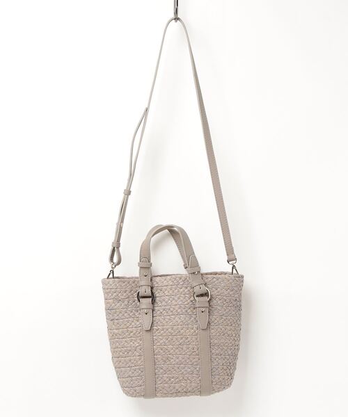 Helen Kaminski（ヘレンカミンスキー）の「HELEN KAMINSKI(ヘレンカミンスキー)Wide Braid Bag（ショルダーバッグ・レディース・グレー・F）」の5枚目の写真