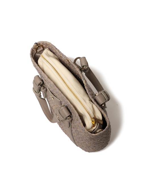 Helen Kaminski（ヘレンカミンスキー）の「HELEN KAMINSKI(ヘレンカミンスキー)Wide Braid Bag（ショルダーバッグ・レディース・グレー・F）」の10枚目の写真