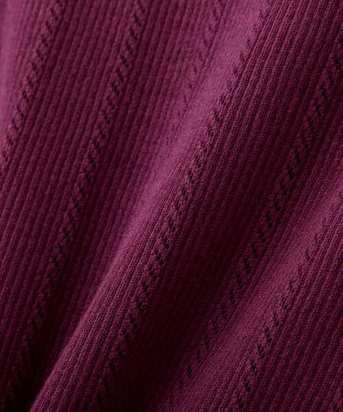 PROPORTION BODY DRESSING（プロポーションボディドレッシング）の「【堀田茜さん着用 美人百花6月号 掲載商品】チュールスリーブニット / 1211270500（ニット/セーター・レディース・グレー/ダークグレー/ワイン・FREE）」の18枚目の写真