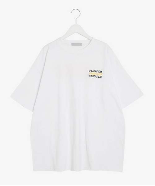 SONA（ソナ）の「SONYUNARA FURIOUSオーバーサイズTシャツ（Tシャツ/カットソー・レディース・イエロー/アイボリー/ブラック・FREE）」の13枚目の写真