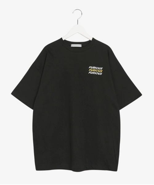 SONA（ソナ）の「SONYUNARA FURIOUSオーバーサイズTシャツ（Tシャツ/カットソー・レディース・イエロー/アイボリー/ブラック・FREE）」の17枚目の写真