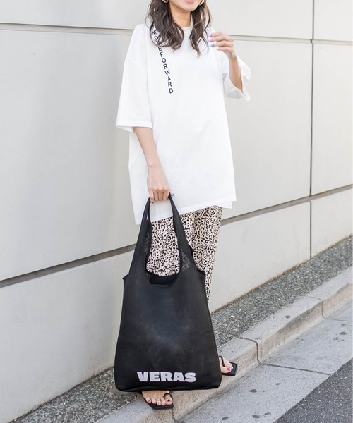 RASVOA(ラスボア)の「VERASメッシュトート(トートバッグ・レディース・ブラック/オフホワイト・FREE)」の3枚目の写真