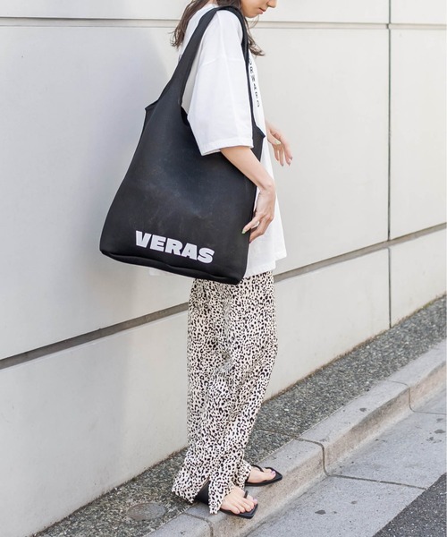 RASVOA(ラスボア)の「VERASメッシュトート(トートバッグ・レディース・ブラック/オフホワイト・FREE)」の4枚目の写真