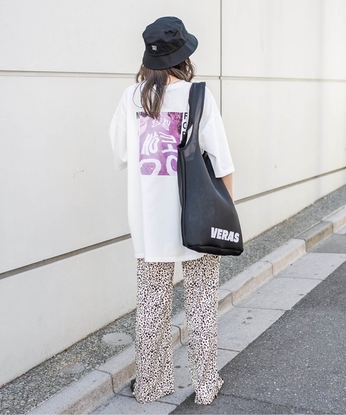 RASVOA(ラスボア)の「VERASメッシュトート(トートバッグ・レディース・ブラック/オフホワイト・FREE)」の6枚目の写真