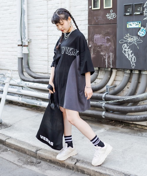 RASVOA(ラスボア)の「VERASメッシュトート(トートバッグ・レディース・ブラック/オフホワイト・FREE)」の17枚目の写真