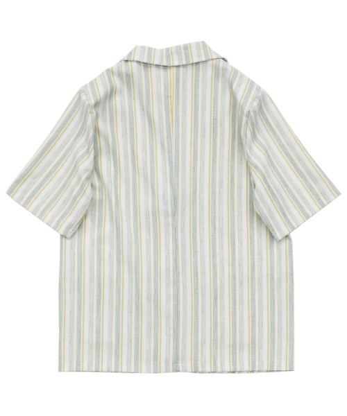 select MOCA(セレクトモカ)の「2021 SS リネンブレンドストライプシャツジャケット(その他アウター・レディース・ミント/ラベンダー・FREE)」の19枚目の写真