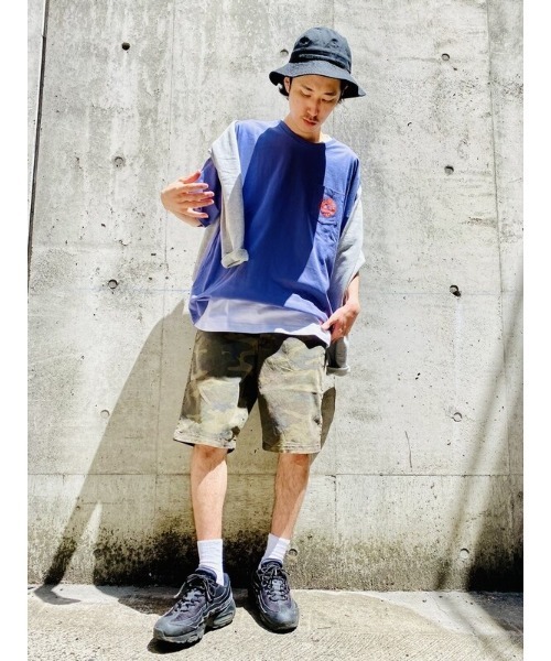 GAP(ギャップ)の「ルーズフィット コットン ロゴTシャツ(Tシャツ/カットソー・メンズ・ホワイト/ブラック/パープル/イエロー/グリーン・S/M/L/XL/XS/XXS)」の18枚目の写真