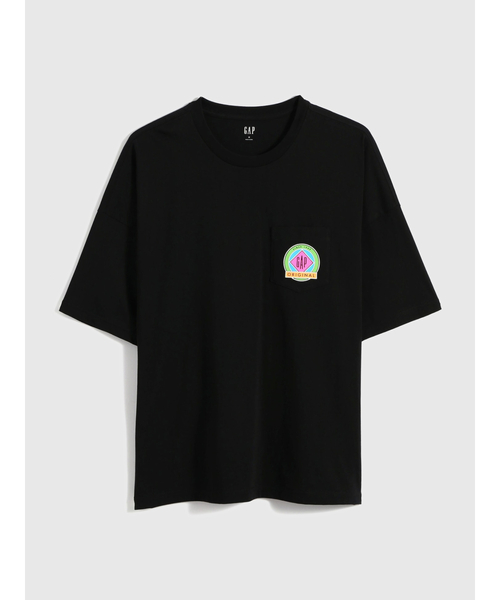 GAP(ギャップ)の「ルーズフィット コットン ロゴTシャツ(Tシャツ/カットソー・メンズ・ホワイト/ブラック/パープル/イエロー/グリーン・S/M/L/XL/XS/XXS)」の22枚目の写真