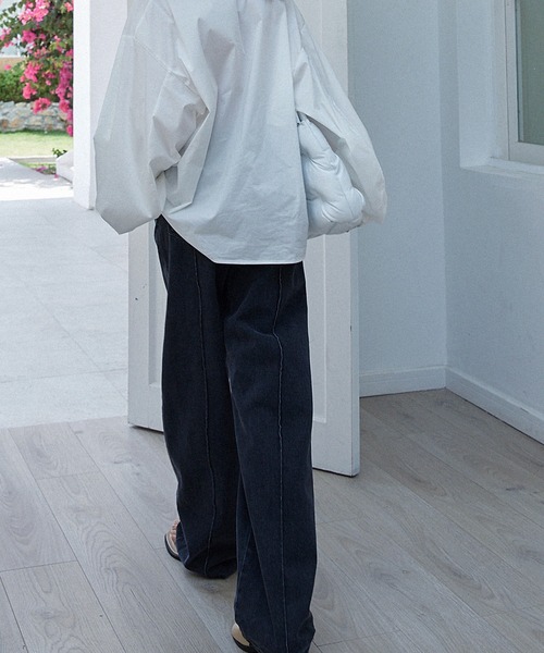 chuclla(チュクラ)の「【chuclla】Center crease black denim chwt11(その他パンツ・レディース・ブラック・S/M)」の7枚目の写真