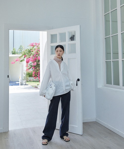 chuclla(チュクラ)の「【chuclla】Center crease black denim chwt11(その他パンツ・レディース・ブラック・S/M)」の9枚目の写真