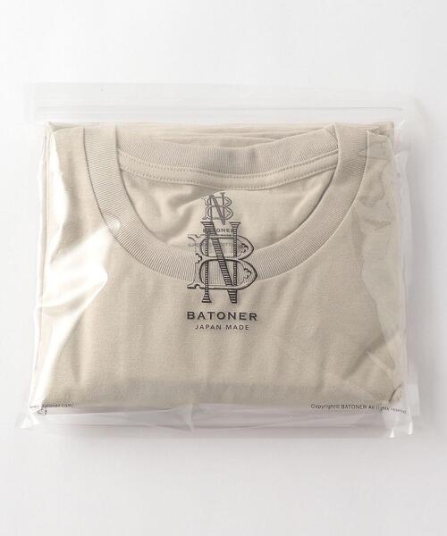 Steven Alan（スティーブンアラン）の「＜BATONER＞ PACK TEE/Tシャツ（Tシャツ/カットソー・メンズ・ホワイト/ブラック/ベージュ・2/4/3）」の14枚目の写真