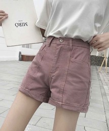 カラーカツラギロールアップショートパンツ【ZOZOTOWN限定】