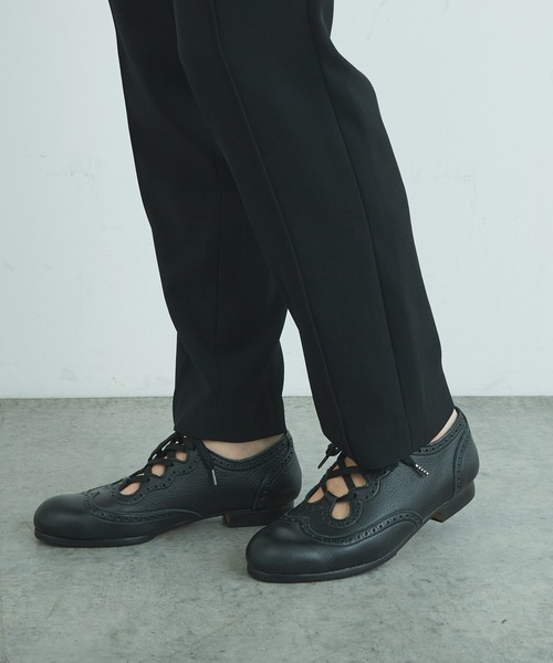 Lui's(ルイス)の「ネオクラシックピンタックスリムパンツ(スラックス・メンズ・オフホワイト/ブラック/グリーン・SMALL/MEDIUM)」の18枚目の写真