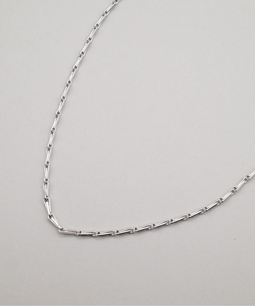 ISOLATION（アイソレーション）の「【ISOLATION / アイソレーション】silver925 Barley Corn Chain Necklace / バリコンチェーンネックレス（ネックレス・レディース・シルバー・40cm）」の4枚目の写真