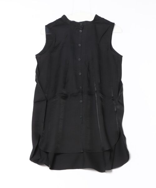 STYLEBLOCK（スタイルブロック）の「シアー取り外し衿付きクレープブラウス（シャツ/ブラウス・レディース・ブラック/テラコッタ/ホワイト/ブルー・M）」の6枚目の写真