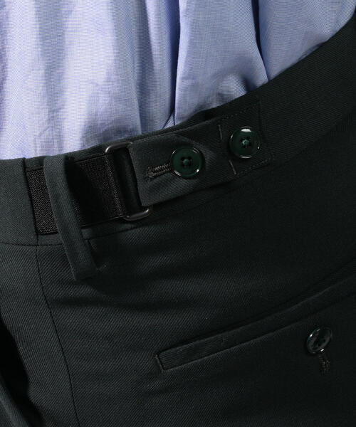 TOMORROWLAND （トゥモローランド）の「ウールポリエステル サイドアジャスターパンツ（その他パンツ・メンズ・チャコールグレー/ブラック/ブラウン/カーキ・S/M/XS）」の22枚目の写真