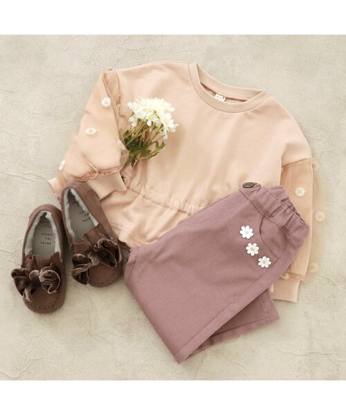 apres les cours（アプレレクール）の「リボンモカシン（モカシン/デッキシューズ・キッズ・ベージュ/ブラウン・17/16/15 /14/20/19/18）」の12枚目の写真