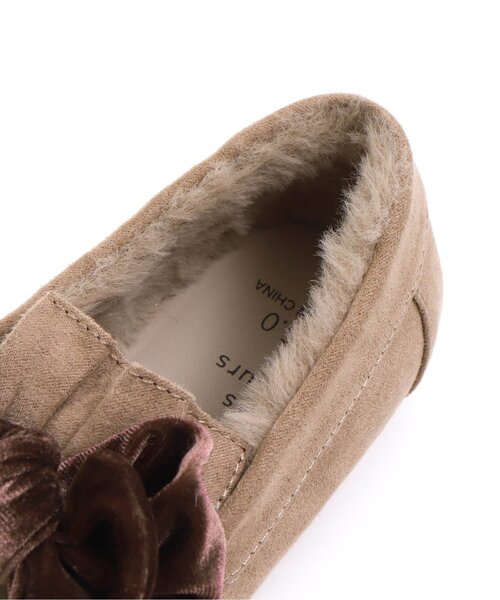 apres les cours（アプレレクール）の「リボンモカシン（モカシン/デッキシューズ・キッズ・ベージュ/ブラウン・17/16/15 /14/20/19/18）」の16枚目の写真