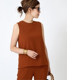 Back satin ノースリーブ プルオーバー