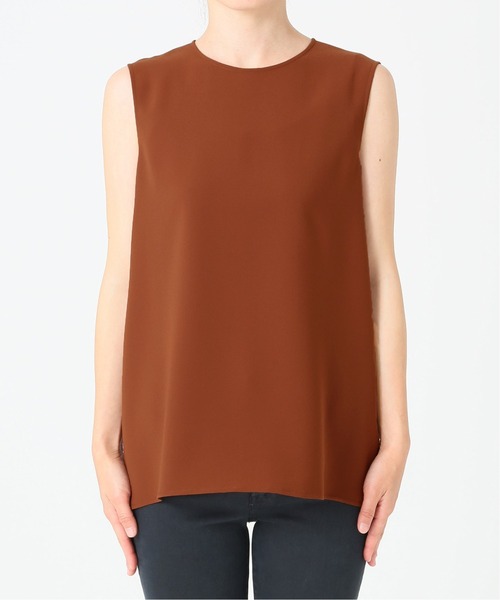 Deuxieme Classe(ドゥーズィエムクラス)の「Back satin ノースリーブ プルオーバー(シャツ/ブラウス・レディース・キャメル/テラコッタ・FREE)」の21枚目の写真