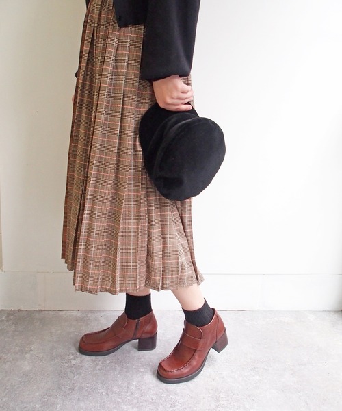 あしながおじさん（アシナガオジサン）の「厚底モカローファー　-0701113（ローファー・レディース・ブラック/ダークブラウン/グレー・22.5cm/23.5cm/24.5cm/23.0cm/24.0cm）」の7枚目の写真