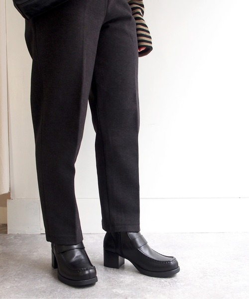 あしながおじさん（アシナガオジサン）の「厚底モカローファー　-0701113（ローファー・レディース・ブラック/ダークブラウン/グレー・22.5cm/23.5cm/24.5cm/23.0cm/24.0cm）」の17枚目の写真