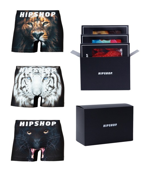 HIPSHOP（ヒップショップ）の「アンダーパンツ3枚セット／メンズ／ギフトBOX入り／ポリエステルタイプ ボクサーパンツ【2】（ボクサーパンツ・メンズ・A/B/D/E/F/G/H/I/J/K/C/L/M/N/O/P/Q/R/S/T/V/W/X/Y/U・LL/M/L）」の4枚目の写真