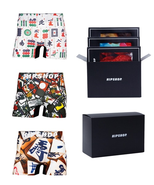HIPSHOP（ヒップショップ）の「アンダーパンツ3枚セット／メンズ／ギフトBOX入り／ポリエステルタイプ ボクサーパンツ【2】（ボクサーパンツ・メンズ・A/B/D/E/F/G/H/I/J/K/C/L/M/N/O/P/Q/R/S/T/V/W/X/Y/U・LL/M/L）」の7枚目の写真
