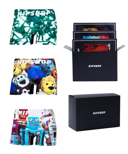 HIPSHOP（ヒップショップ）の「アンダーパンツ3枚セット／メンズ／ギフトBOX入り／ポリエステルタイプ ボクサーパンツ【2】（ボクサーパンツ・メンズ・A/B/D/E/F/G/H/I/J/K/C/L/M/N/O/P/Q/R/S/T/V/W/X/Y/U・LL/M/L）」の11枚目の写真