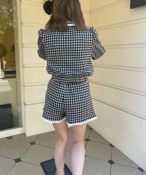 epine(エピヌ)の「lace frill check knit short pants(その他パンツ・レディース・ブラック系その他・S/M)」の12枚目の写真