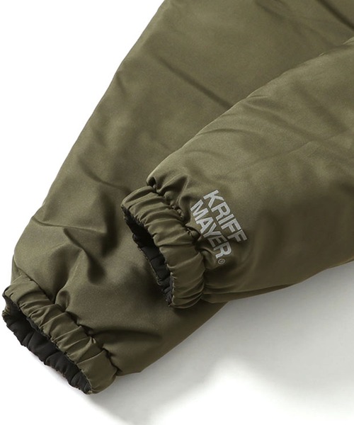 KRIFF MAYER Kid's Collection(クリフメイヤーキッズコレクション)の「ひっくり中綿JK(ナイロンジャケット・キッズ・レッド/チャコール/カーキ・160/150/130/170/140/120)」の17枚目の写真
