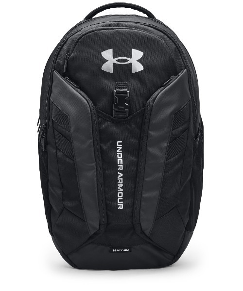 UNDER ARMOUR（アンダーアーマー）の「UAハッスル プロ バックパック（トレーニング/メンズ/レディース）（バックパック/リュック・レディース・グレー/ブラック・ONESIZE）」の2枚目の写真