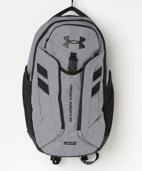 UNDER ARMOUR（アンダーアーマー）の「UAハッスル プロ バックパック（トレーニング/メンズ/レディース）（バックパック/リュック・レディース・グレー/ブラック・ONESIZE）」の19枚目の写真