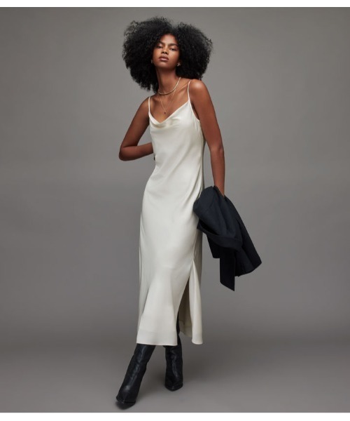 ALLSAINTS（オールセインツ）の「HADLEY DRESS | HADLEY ドレス・ワンピース（ワンピース・レディース・ホワイト系/ブラック系・10/8/6/4）」の22枚目の写真