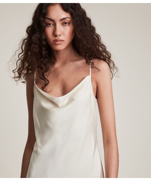 ALLSAINTS（オールセインツ）の「HADLEY DRESS | HADLEY ドレス・ワンピース（ワンピース・レディース・ホワイト系/ブラック系・10/8/6/4）」の16枚目の写真