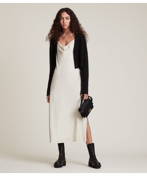 ALLSAINTS（オールセインツ）の「HADLEY DRESS | HADLEY ドレス・ワンピース（ワンピース・レディース・ホワイト系/ブラック系・10/8/6/4）」の17枚目の写真