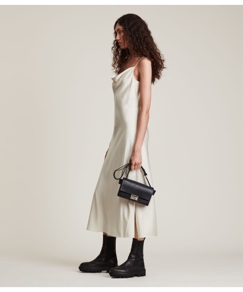 ALLSAINTS（オールセインツ）の「HADLEY DRESS | HADLEY ドレス・ワンピース（ワンピース・レディース・ホワイト系/ブラック系・10/8/6/4）」の18枚目の写真