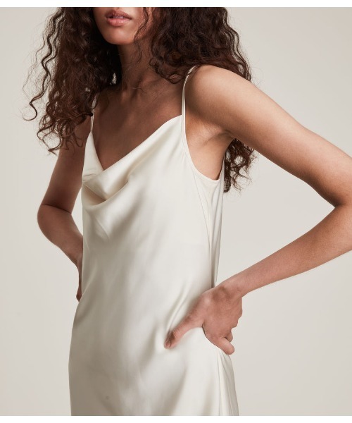 ALLSAINTS（オールセインツ）の「HADLEY DRESS | HADLEY ドレス・ワンピース（ワンピース・レディース・ホワイト系/ブラック系・10/8/6/4）」の21枚目の写真