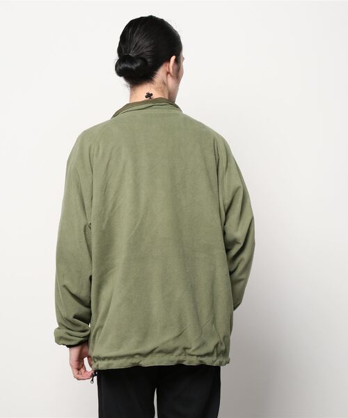 MAGIC NUMBER（マジック ナンバー）の「【MAGIC NUMBER】WHITE OCEAN REVERSIBLE SPORTS JK（ナイロンジャケット・メンズ・ブラック/オリーブ・MEDIUM/LARGE/X-LARGE）」の3枚目の写真