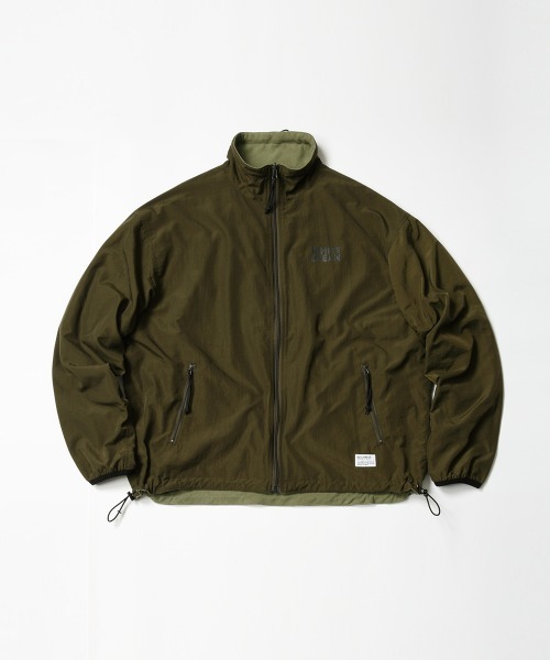 MAGIC NUMBER（マジック ナンバー）の「【MAGIC NUMBER】WHITE OCEAN REVERSIBLE SPORTS JK（ナイロンジャケット・メンズ・ブラック/オリーブ・MEDIUM/LARGE/X-LARGE）」の11枚目の写真