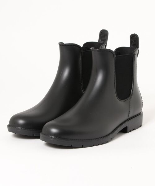 LBC（エルビーシー）の「サイドゴアレインブーツ（ブーツ・レディース・ブラック/ブラウン・M/L）」の2枚目の写真
