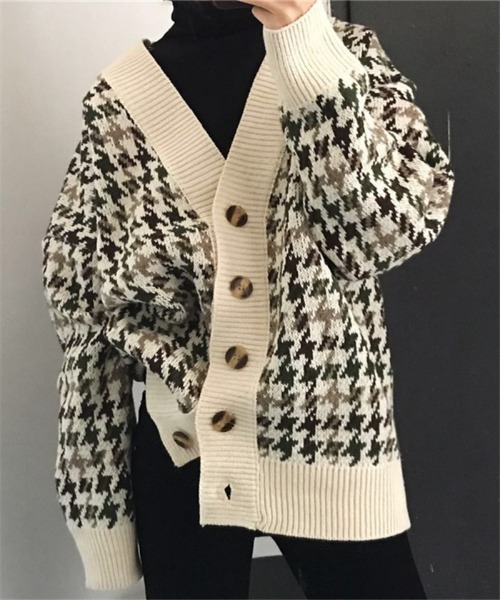 MAISON DE THERESE(メゾン ド テレーズ)の「ビッグシルエット配色 ニットカーディガン(カーディガン/ボレロ・レディース・A/B・FREE)」の12枚目の写真