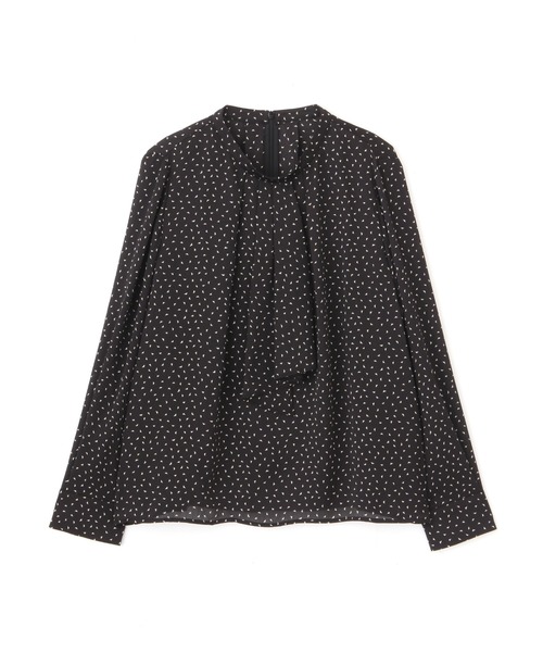 NATURAL BEAUTY BASIC（ナチュラルビューティーベーシック）の「ＷＥＢ限定ドビープリントボウブラウス/0171210906（シャツ/ブラウス・レディース・ホワイト系その他/グリーン系その他/ブラック系その他・MEDIUM/SMALL）」の18枚目の写真