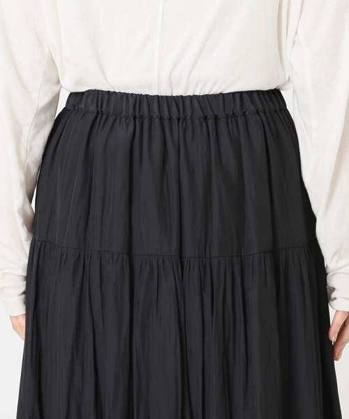 journal standard L'essage（ジャーナルスタンダードレサージュ）の「デシンティアードスカート◆（スカート・レディース・ベージュ/ブラック・FREE）」の21枚目の写真