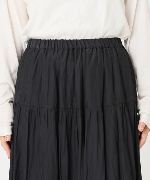 journal standard L'essage（ジャーナルスタンダードレサージュ）の「デシンティアードスカート◆（スカート・レディース・ベージュ/ブラック・FREE）」の22枚目の写真