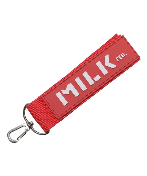 MILKFED.(ミルクフェド)の「BAR TAPE KEYCHAIN(キーホルダー・レディース・ブラック/レッド・ONE SIZE)」の2枚目の写真
