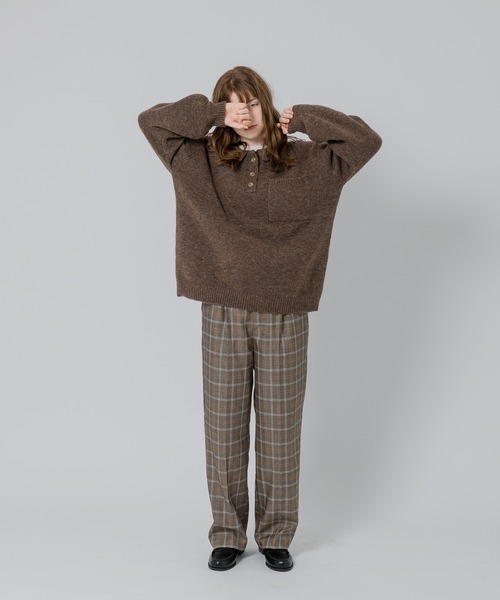 MUHET（ミュエータ）の「【セットアップ可】センタープレスパンツ（その他パンツ・レディース・ダークブラウン/ネイビー/ライトブラウン・SMALL/MEDIUM/LARGE）」の15枚目の写真