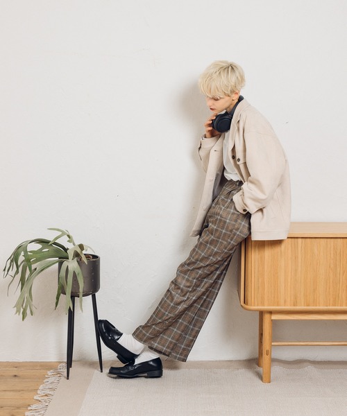 MUHET（ミュエータ）の「【セットアップ可】センタープレスパンツ（その他パンツ・レディース・ダークブラウン/ネイビー/ライトブラウン・SMALL/MEDIUM/LARGE）」の12枚目の写真