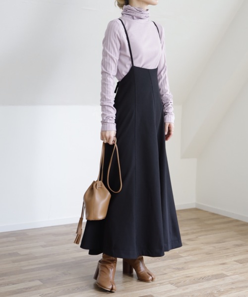 UNFIELD（アンフィールド）の「【UNFIELD TRキャミサロペットスカート】（スカート・レディース・ブラック/カーキ/アイボリー・FREE）」の17枚目の写真